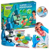 MINI MIKROSKOP DLA DZIECI ZABAWKOWY ZABAWKA NAUKOWA EDUKACYJNA ZESTAW DUŻY