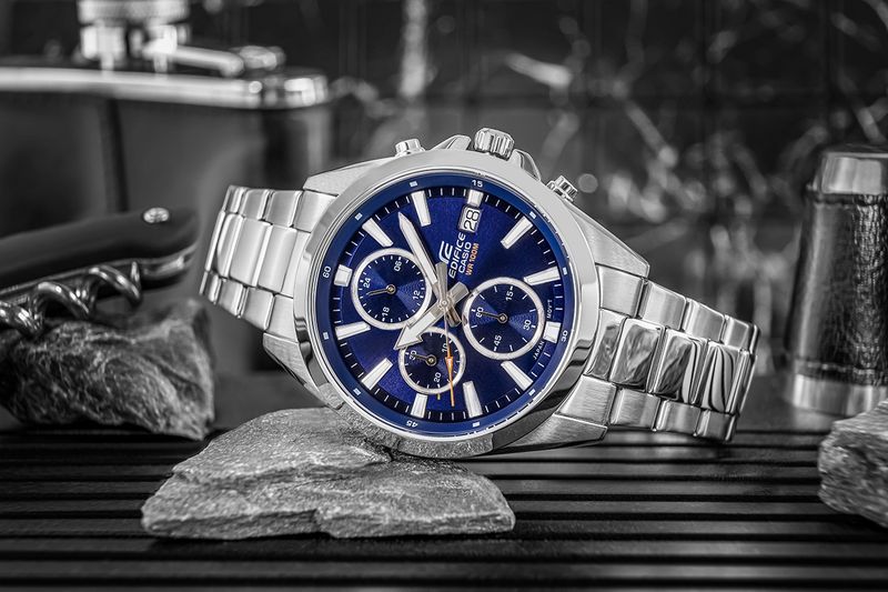 zegarek męski casio edifice efv-560d-2avuef + box zdjęcie 5