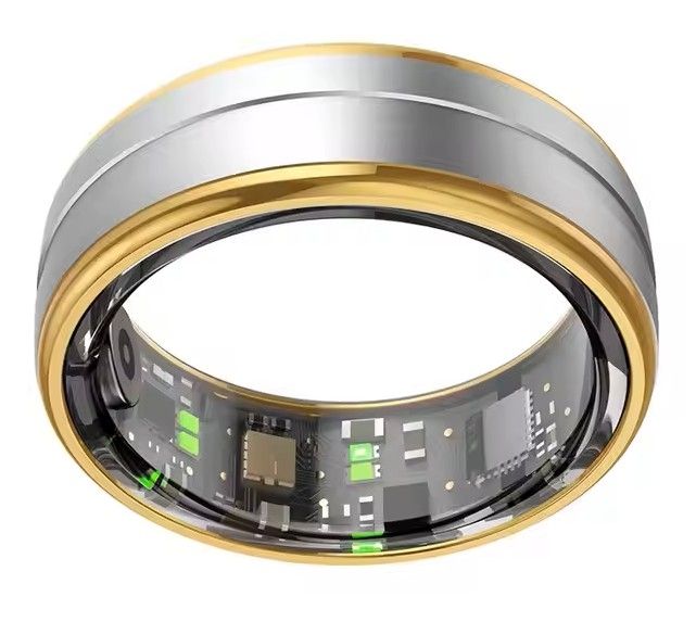 smart ring rubicon r6 gold/silver size-10(us) smarub325 zdjęcie 2