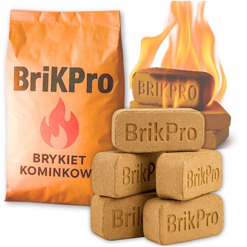 Brykiet drzewny BrikPro 6h do kominka grilla pieca 100% naturalne 20,16 kg na Arena.pl