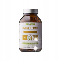 Biowen Omega 3 Family TG Olej Rybi- 225 kapsułek - EPA 720mg i DHA 480mg