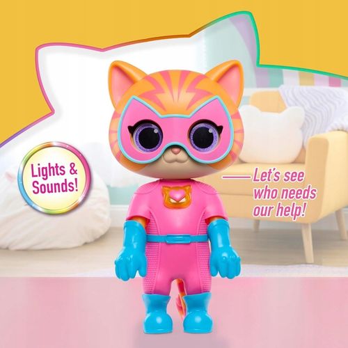 DISNEY JUNIOR SUPERKOTY SUPER KITTIES INTERAKTYWNA FIGURKA GINNY GOSIA 20CM na Arena.pl
