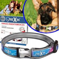 FREXIN OBROŻA NA PCHŁY I KLESZCZE DLA PSA PSÓW DUŻE RASY REGULOWANA 65cm