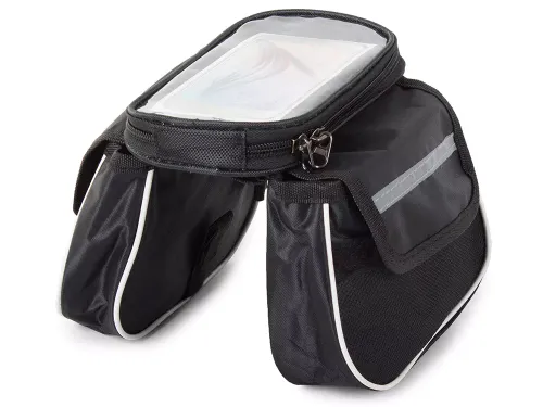 Torba rowerowa sakwa na ramę rower etui na telefon na Arena.pl