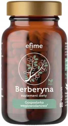 efime Berberyna MOCNA 500mg Metabolizm glukoza Odchudzanie METABOLIZM 60k na Arena.pl
