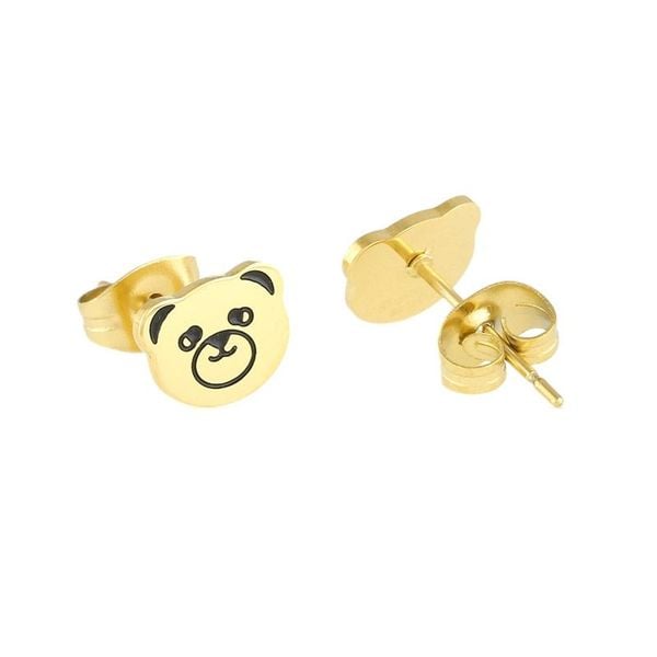 Kolczyki Blueberry stal nierdzewna Panda zdjęcie 1