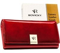 portfel damski skórzany rh-22-1-sh-r-5173 red