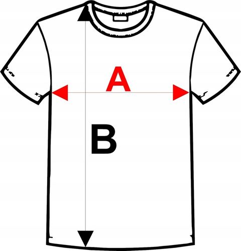 T-shirt KOSZULKA Z WŁASNYM NADRUKIEM MAŁY PRZÓD I DUŻY TYŁ roz.XL na Arena.pl