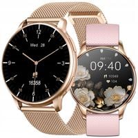 SMARTWATCH ZEGAREK DAMSKI POLSKIE MENU ROZMOWY POWIADOMIENIA DLA KOBIETY PL