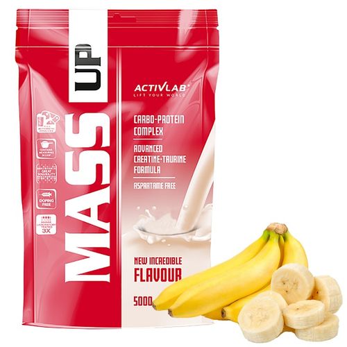 Activlab Mass Up 5KG Banan Gainer Masa Węglowodany Kreatyna na Arena.pl
