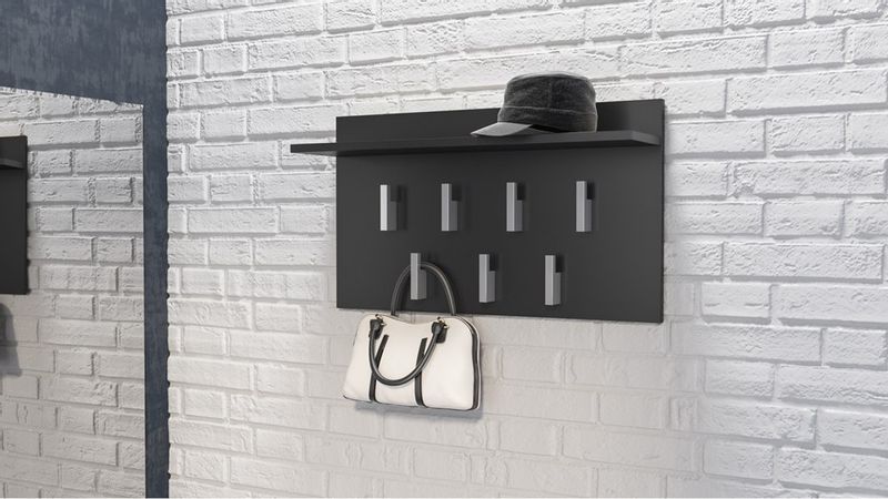 WIESZAK 2F - CZERŃ zdjęcie 2