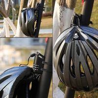 zabezpieczenie szyfrowany zamek rowerowy do kasku