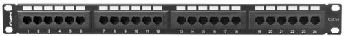 Patch panel Lanberg PPU5-1024-B 24 port 1U kat.5e czarny na Arena.pl
