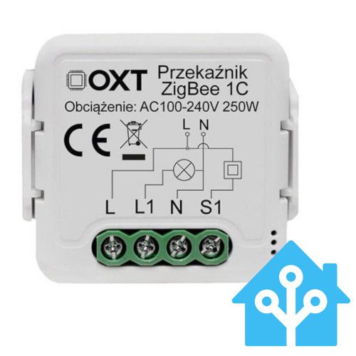 MODUŁ PRZEKAŹNIKOWY T265 ZIGBEE 1 OBWÓD 200W TUYA zdjęcie 1