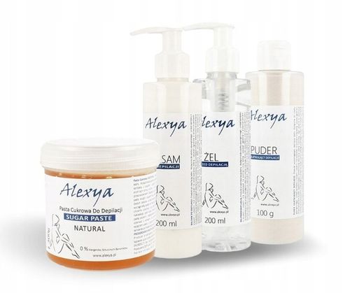 ALEXYA PASTA CUKROWA NATURAL, BALSAM, PUDER, ŻEL na Arena.pl