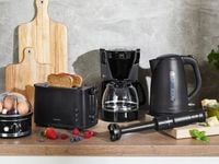 Czajnik elektryczny 2200 W 1,7L obrotowa podstawa, czarny