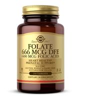 SOLGAR Folate 666 mcg DFE (400 mcg Folic Acid) (250 tabl.)