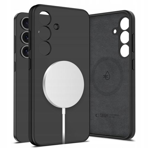 Etui Tech-Protect Liquid Silicone Magsafe do Samsung Galaxy S25 Black na Arena.pl