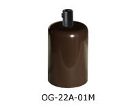 OPRAWKA E27 OSŁONKA DEKORACYJNA METALOWA GRAFITOWY BRĄZ + CZARNY