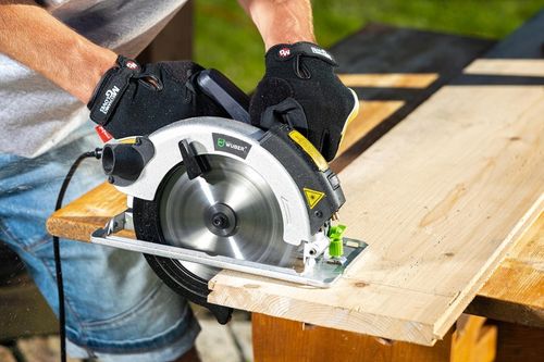 PIŁA TARCZOWA PRZECINARKA PILARKA RĘCZNA DO DREWNA Z LASEREM 2400 W na Arena.pl