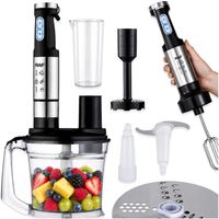 BLENDER RĘCZNY WIELOFUNKCYJNY MIKSER MALAKASER ZESTAW 5W1 1400W MOCNY