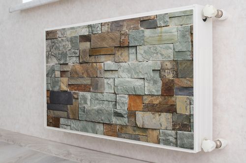 MATA Magnetyczna Na Kaloryfer Kamienna Ściana Mur 80cm x 60cm na Arena.pl