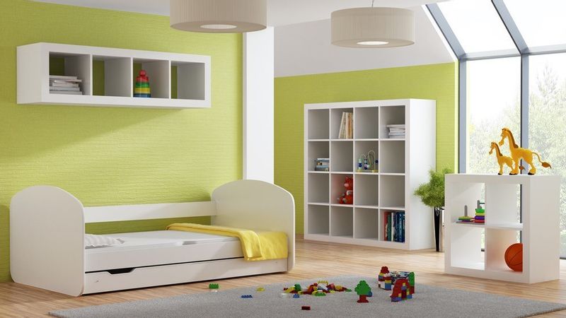 REGAŁ KALAX 2x2 - BIEL zdjęcie 2