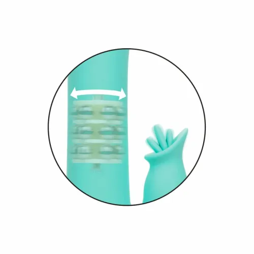 calexotics bel air bombshell zielony - masażer silikonowy, 10 trybow na Arena.pl