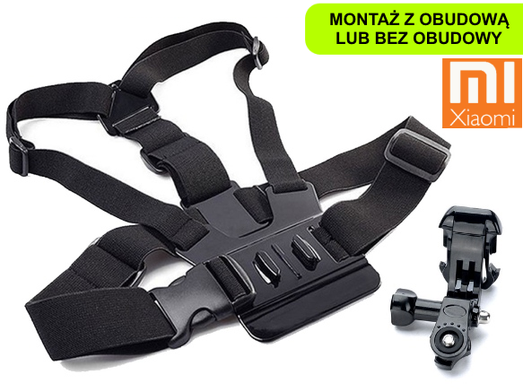 SZELKI UPRZĄŻ DO KAMER XIAOMI YI 1, 2 (4K, 4K+, Lite) zdjęcie 2