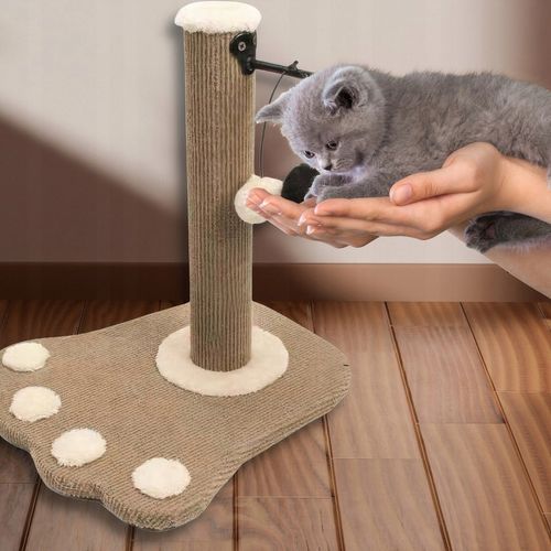 DRAPAK DLA KOTA DOMEK LEGOWISKO SŁUPEK + ZABAWKA na Arena.pl