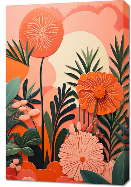 Obraz 60x90cm Koralowy Ogród zdjęcie 1