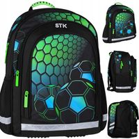 PLECAK SZKOLNY TORNISTER FOOTBALL PIŁKA NOŻNA DLA CHŁOPCA KLASA 1 3