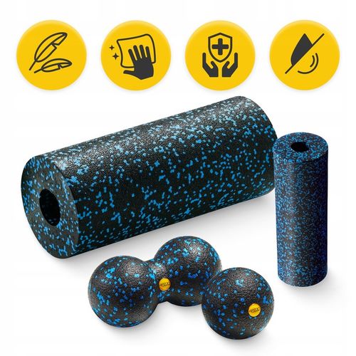 ZESTAW EPP ROLLER WAŁEK DO MASAŻU PIŁKA DUOBALL na Arena.pl