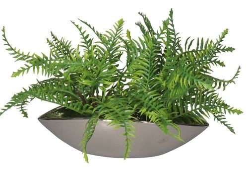 DONICZKA OSŁONKA CERAMICZNA SREBRNA ŁÓDKA DUŻA OZDOBA na Arena.pl