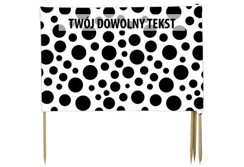 PARAWAN PLAŻOWY Groszki z indywidualnym  napisem 8 PANELI 28.8 na Arena.pl