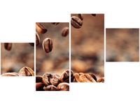 90CM 160 OBRAZ 4 ELEM PALONE ZŁOTO ŚCIENNY