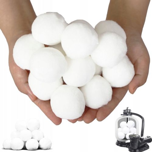 FILTER BALLS Kulki FILTRACYJNE filtrujące do BASENU pomp PIASKOWYCH 700g na Arena.pl