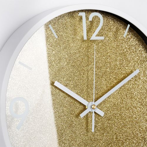Zegar ścienny złoty biały 29,5 cm na Arena.pl