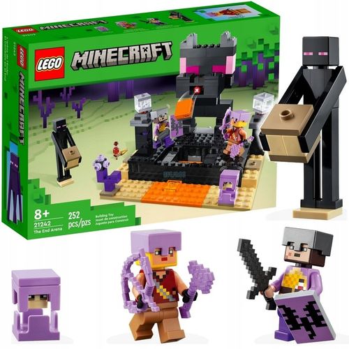 LEGO MINECRAFT 21242 ARENA ENDU SMOCZY ŁUCZNIK + Torba prezentowa na Arena.pl