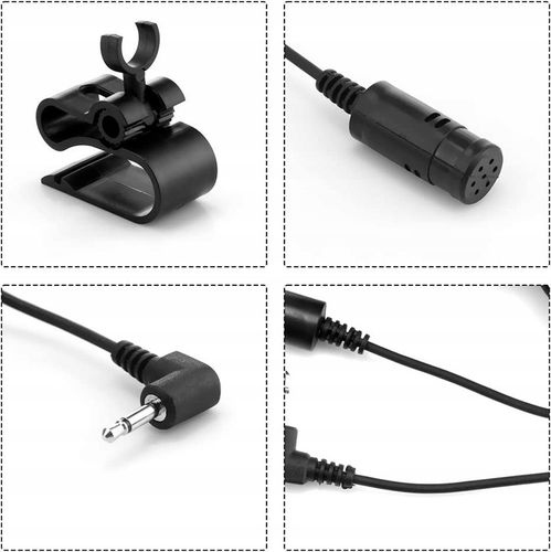 MIKROFON ZEWNĘTRZNY WTYK 2,5mm DO RADIA LAPTOPA JVC PIONEER SONY MOTOROLA na Arena.pl