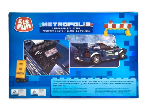 Klocki Elefun Metropolis Samochód Policyjny C5008 na Arena.pl