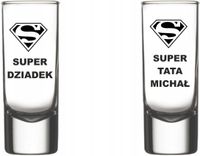 KIELISZKI Z grawerem SUPER TATA DZIADEK upominek