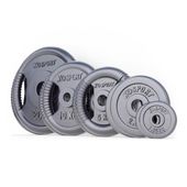 Zestaw obciążeń żeliwnych 78kg 2 x (20 kg, 10 kg, 5 kg, 2,5kg, 1.25 kg) OZ78 K-SPORT