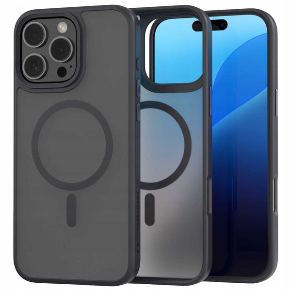 Spacecase Hybrid Mag iPhone 16 Pro Max black zdjęcie 1