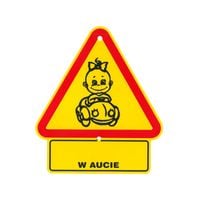 trójkąt na szybę -dziewczynka