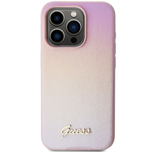 Etui Guess do iPhone 15 Pro, Różowy zdjęcie 3
