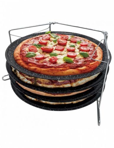 zestaw 4 blach do pieczenia pizzy kinghoff kh-1553 na Arena.pl