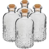 Zestaw buteleczek z korkami, 240 ml - 4 szt.