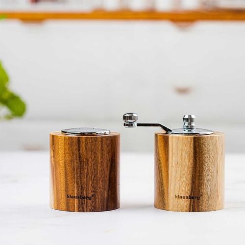 akacjowy młynek do pieprzu + solniczka klausberg kb-7859 na Arena.pl