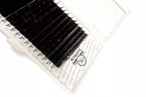 Rzęsy do przedłużania czarne PLATINUM 0,07 M+ 10mm na Arena.pl